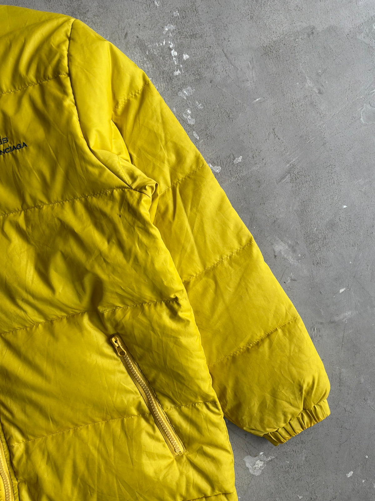 Balenciaga Vintage Yellow Puffer Jacket