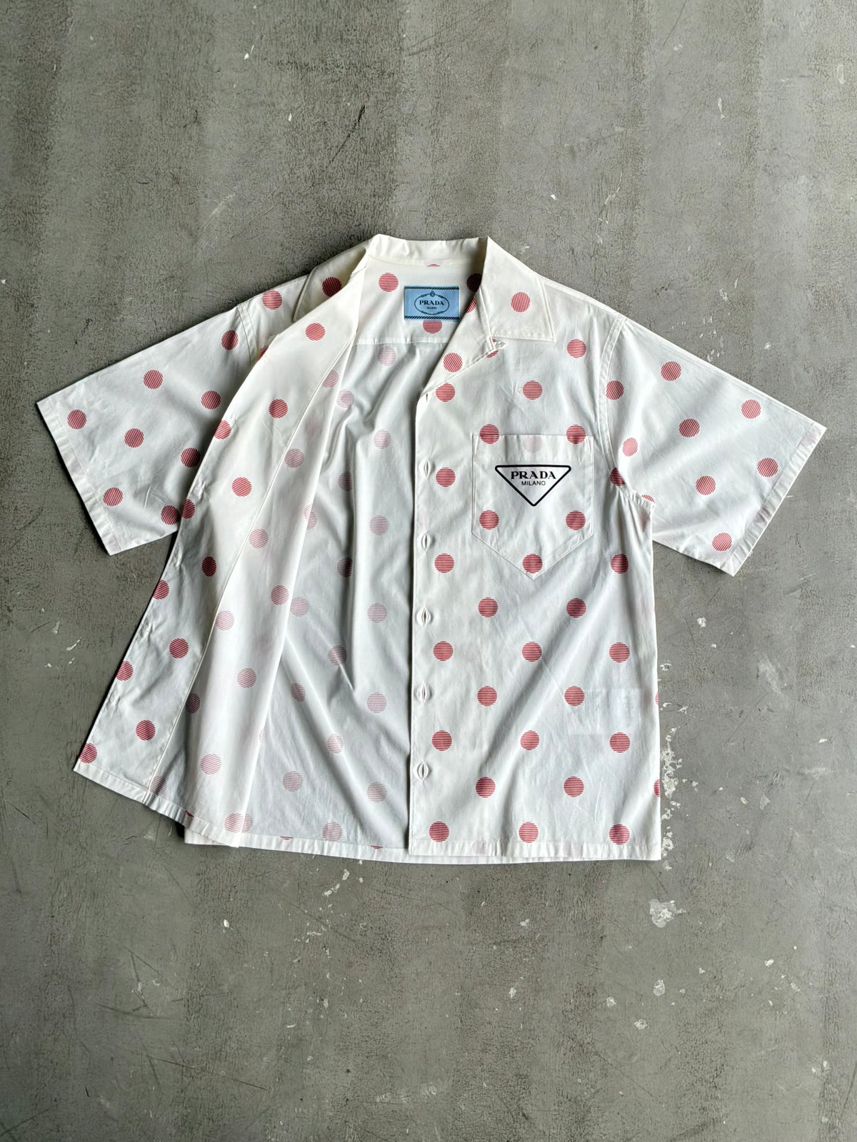 Prada Polka Bowling Shirt