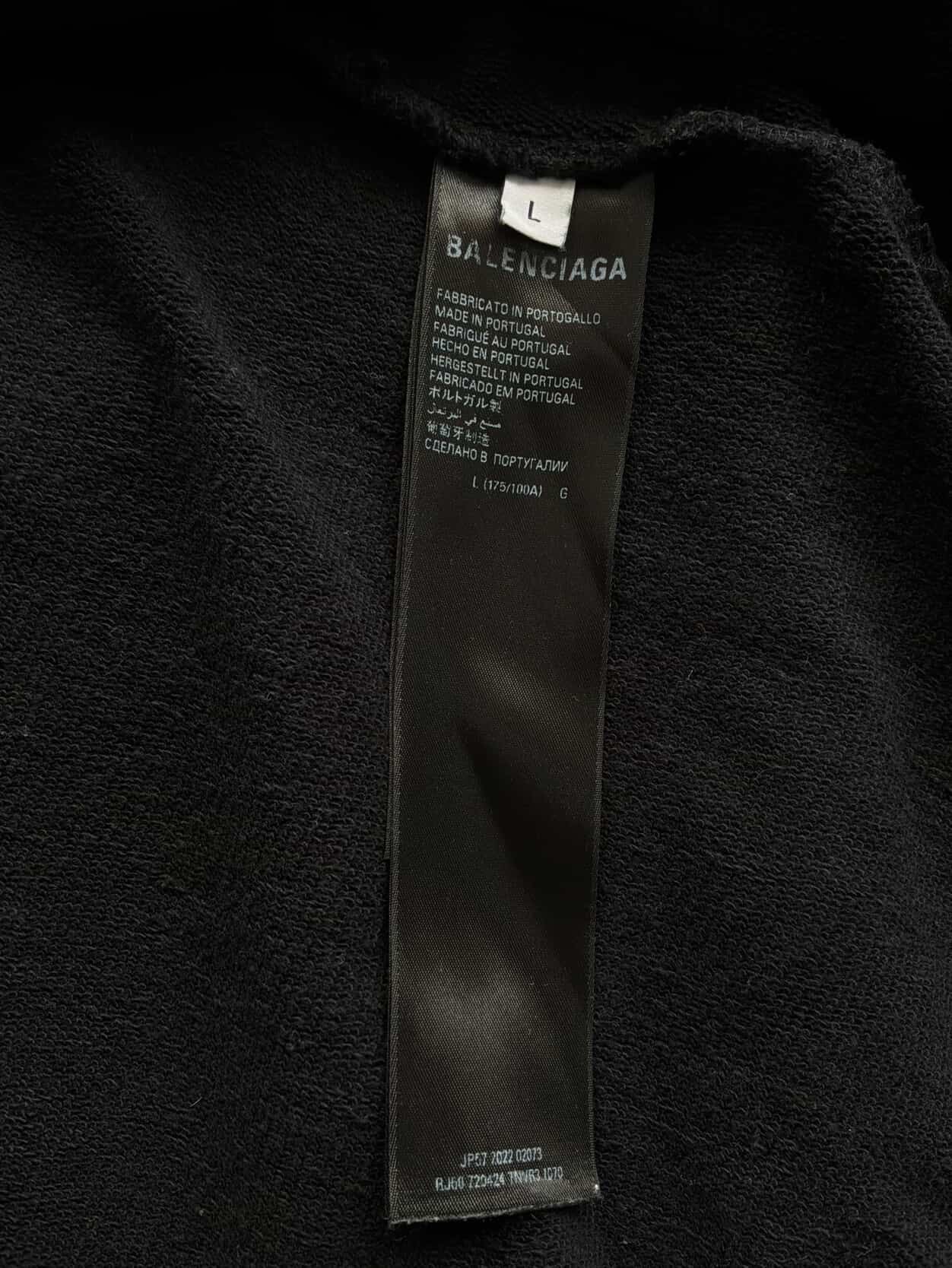 Balenciaga Reverse Script Hoodie