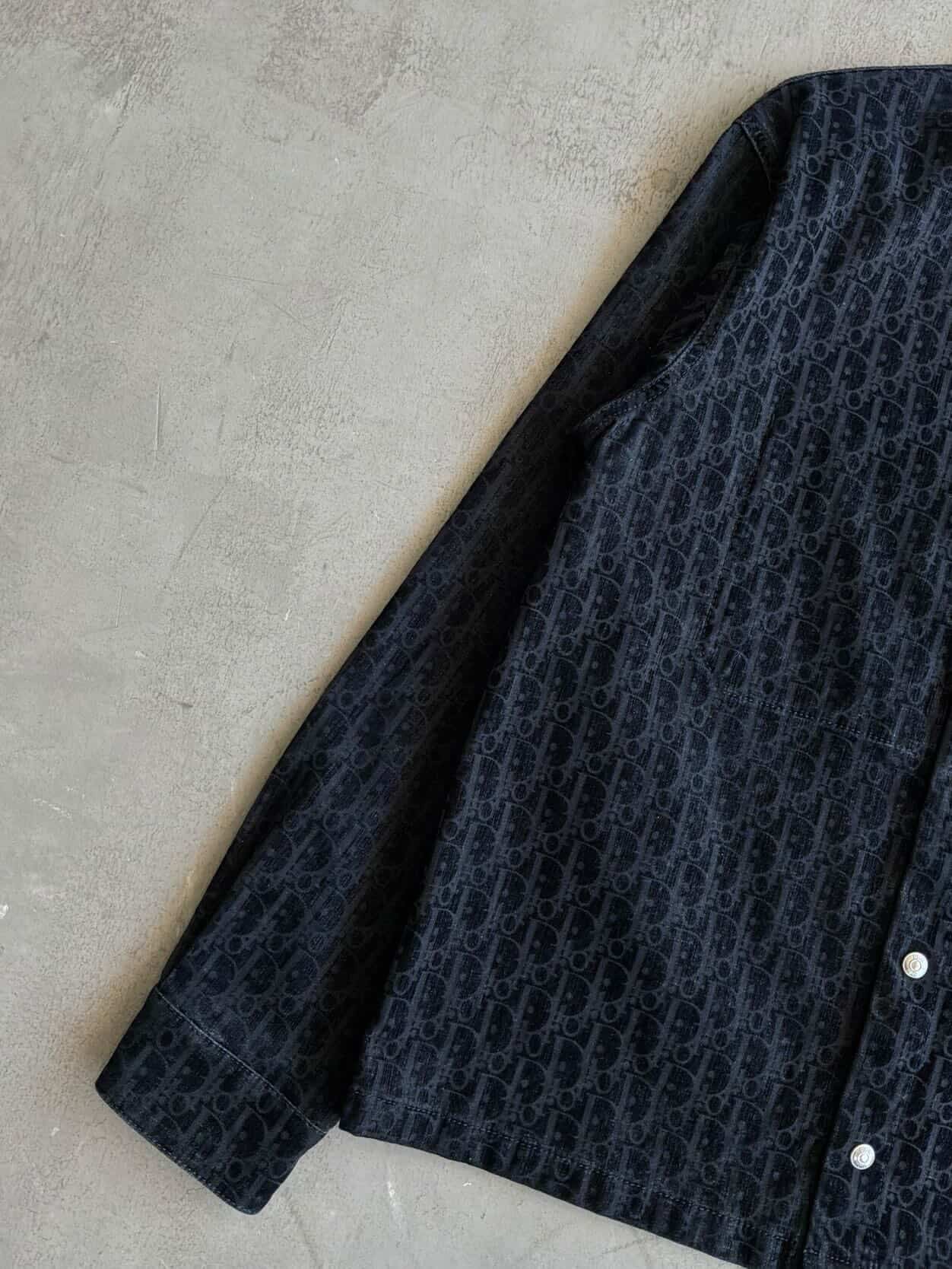 Dior Oblique Suede Denim Overshirt