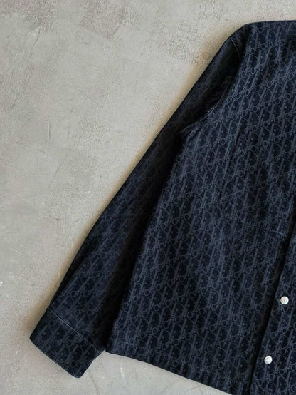 Dior Oblique Suede Denim Overshirt