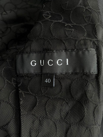 2000s Gucci Monogram Line Coat