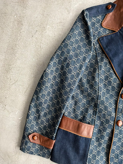 Gucci Denim Monogram Coat