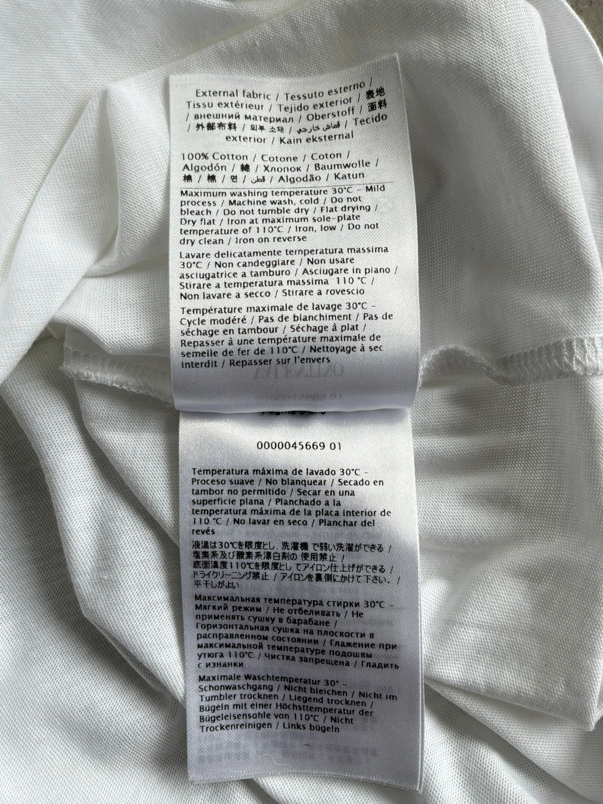 Valentino Neon Logo White Tee