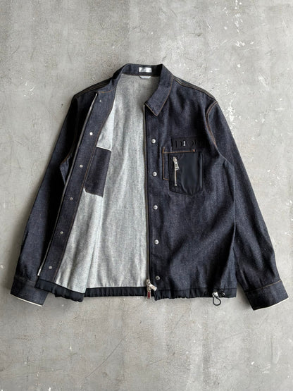 Dior X Sacai Signature Logo Denim Jacket
