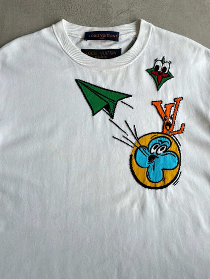 Louis Vuitton Intarsia Comic Knit Tee