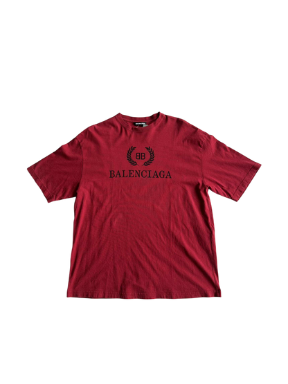 Balenciaga T shirt Laurel BB Logo Tee