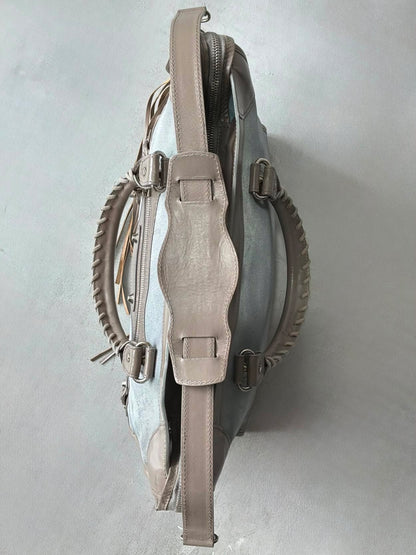 Balenciaga Classic City Mesh Leather Bag
