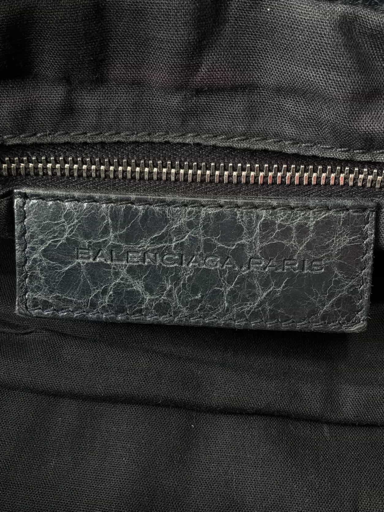 Balenciaga Classic City Giant 12 Navy Lambskin Bag