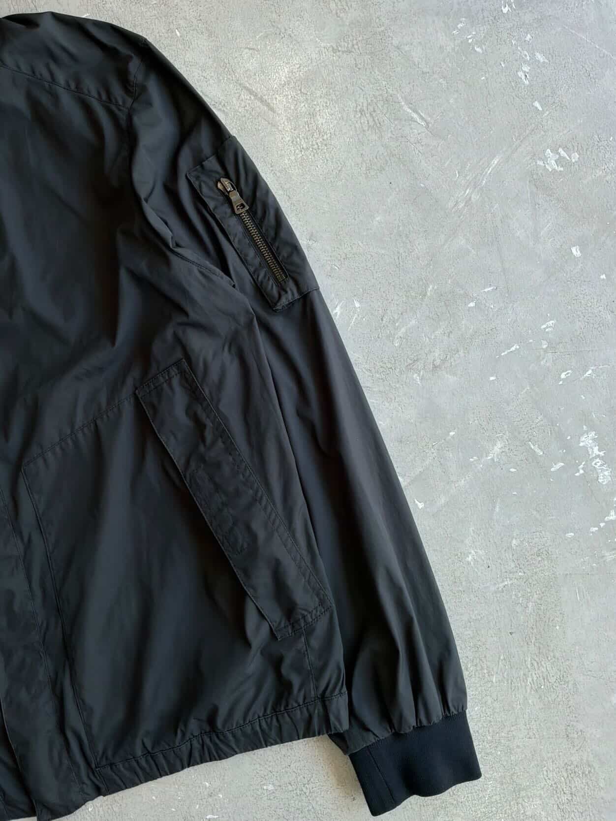 Prada Nylon Padded Bomber Jacket