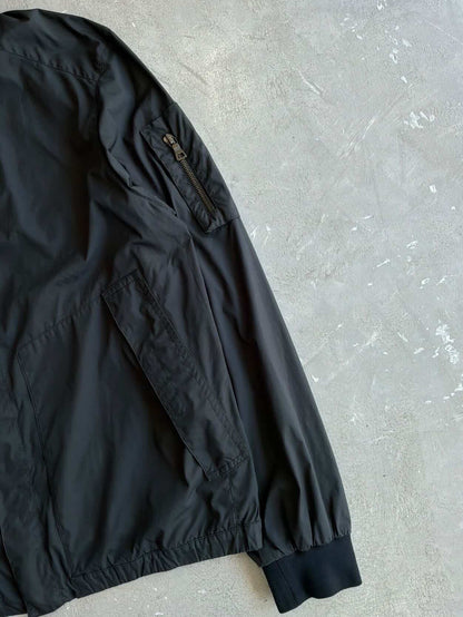 Prada Nylon Padded Bomber Jacket