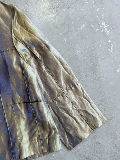 1999 Chanel Silk Nylon Metallic Blazer