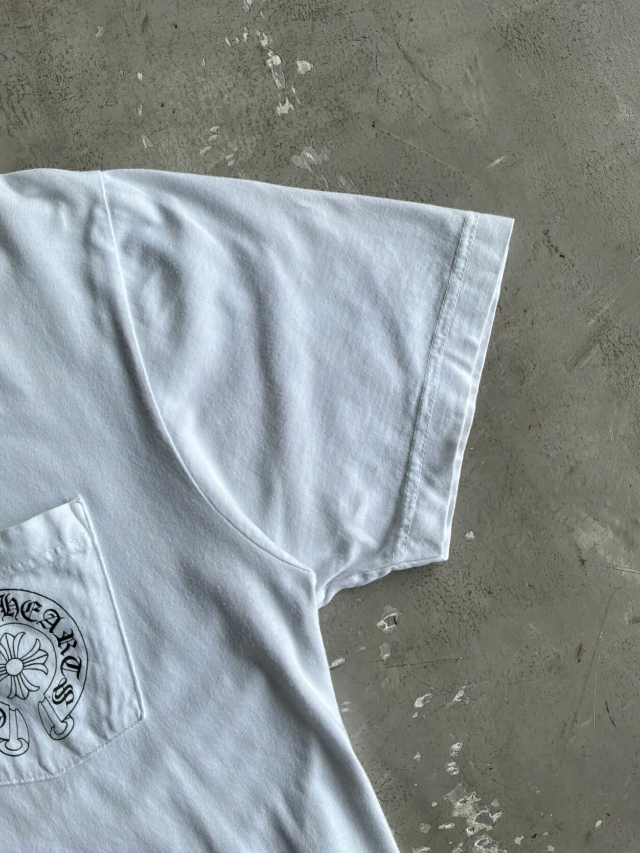 Chrome Hearts Side Script Horseshoe Tee