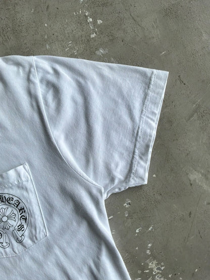 Chrome Hearts Side Script Horseshoe Tee