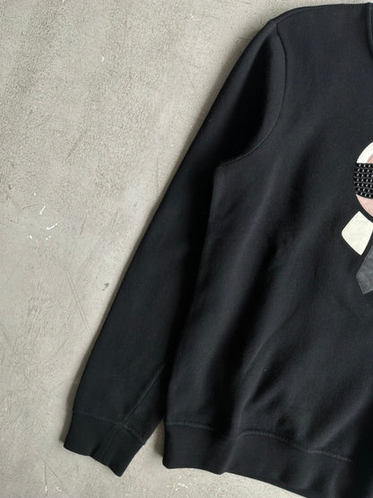 Fendi Karl Lagerfeld Black Crewneck