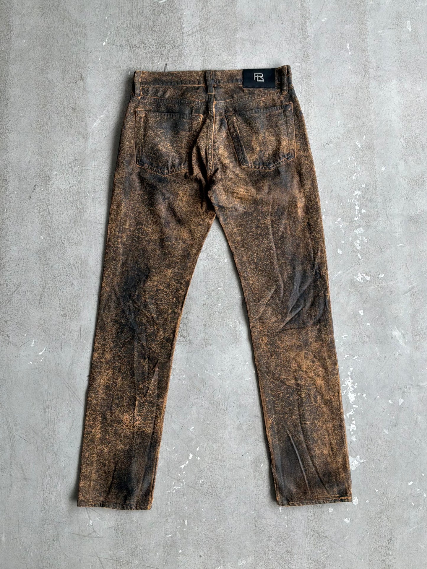 Ralph Lauren Purple Label Wax Coated Jeans