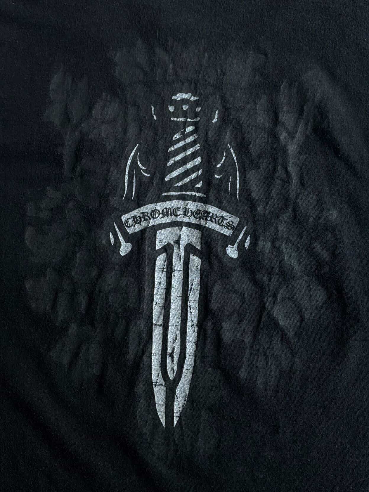 Chrome Hearts Dagger Floral Tee
