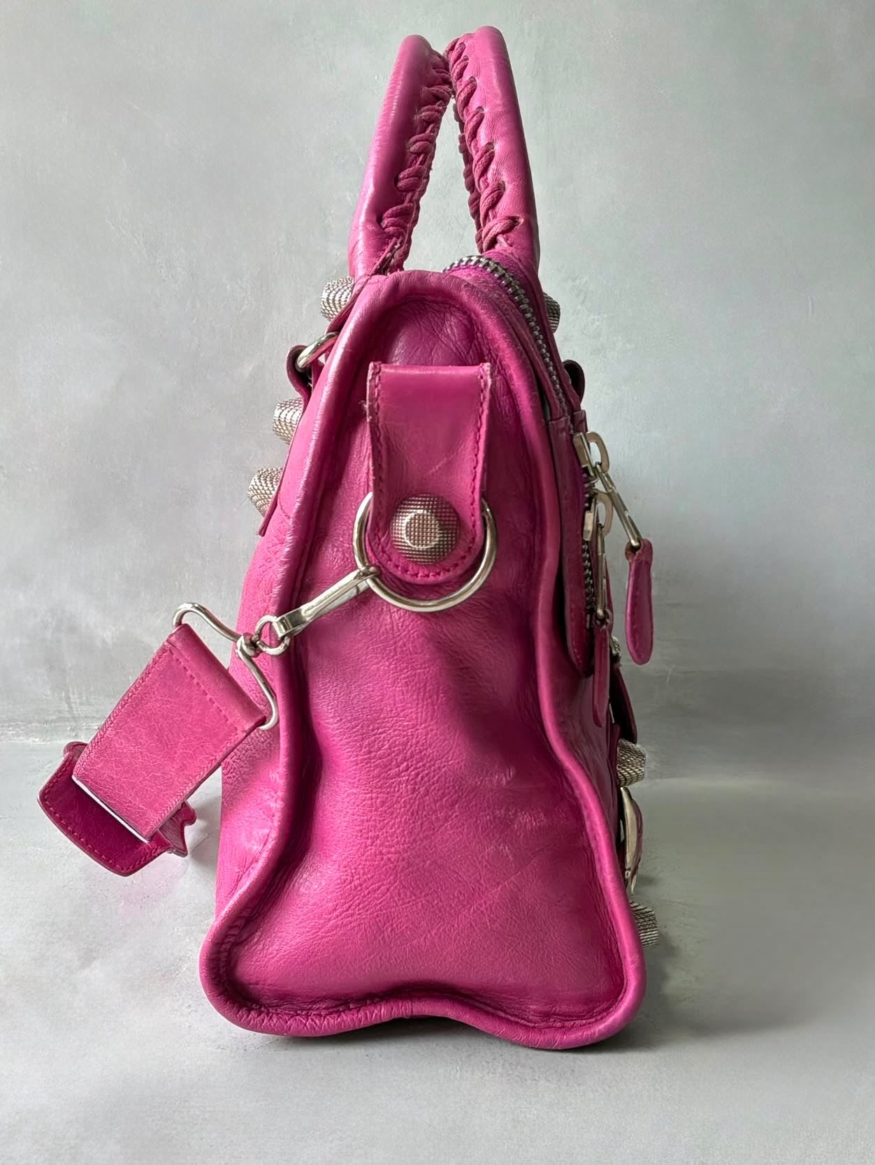 Balenciaga City Giant 21 Purple/Pink Lambskin Bag