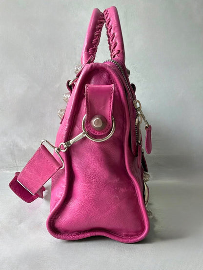 Balenciaga City Giant 21 Purple/Pink Lambskin Bag