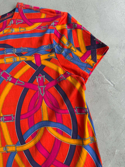 Hermes Shirt All over Bucket & Strap Print