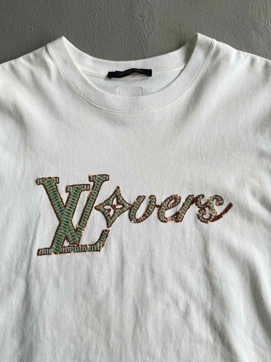 Louis Vuitton Lovers Beaded Tee