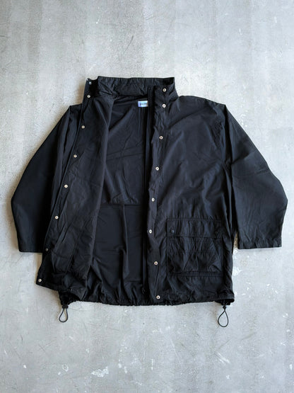 Balenciaga Back Script Parka Nylon Jacket