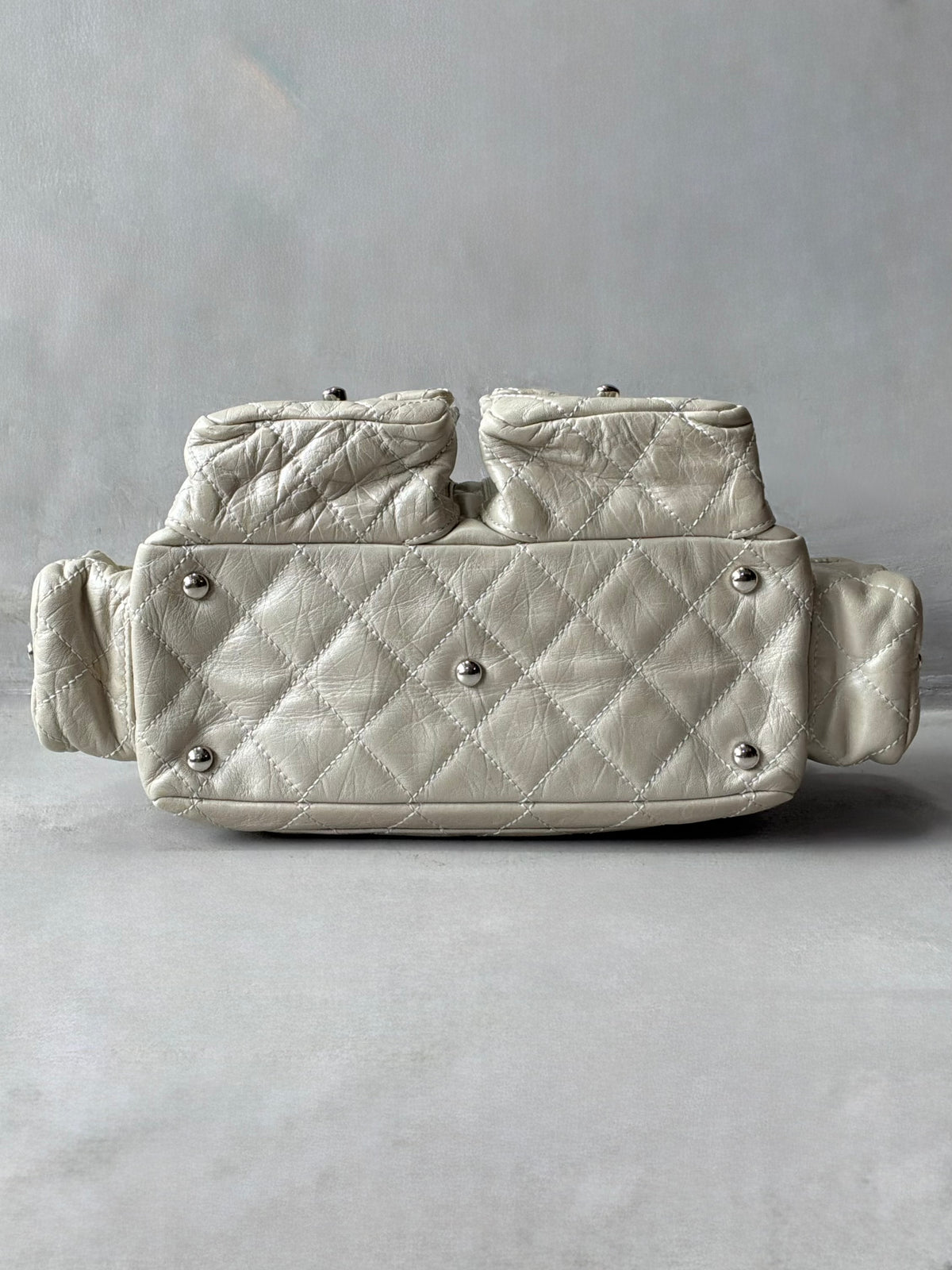 Rare Chanel Cambon Ligne Chain Reporter Lambskin Bag