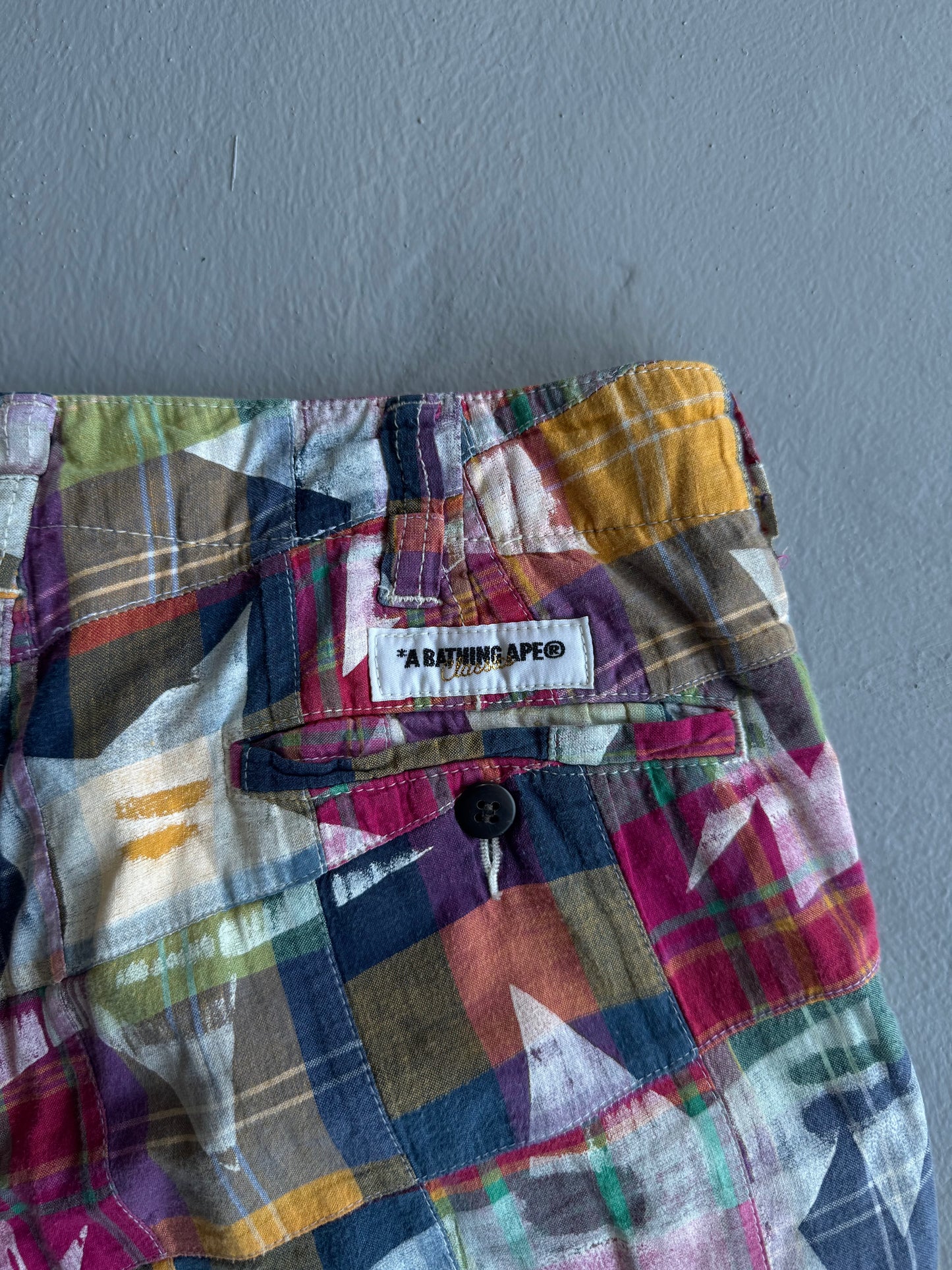 Bape Sta Plaid Shorts