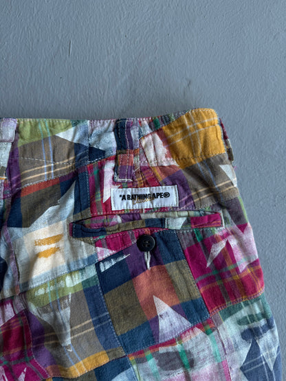 Bape Sta Plaid Shorts