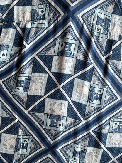 Dior X Kenny Scharf Playing Card Silk Shirt