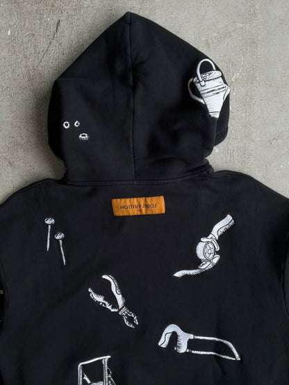 Louis Vuitton Multi Tools Embroidered Hoodie