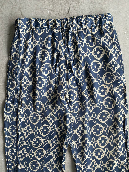 Louis Vuitton Wax Multicolor Silk Pants