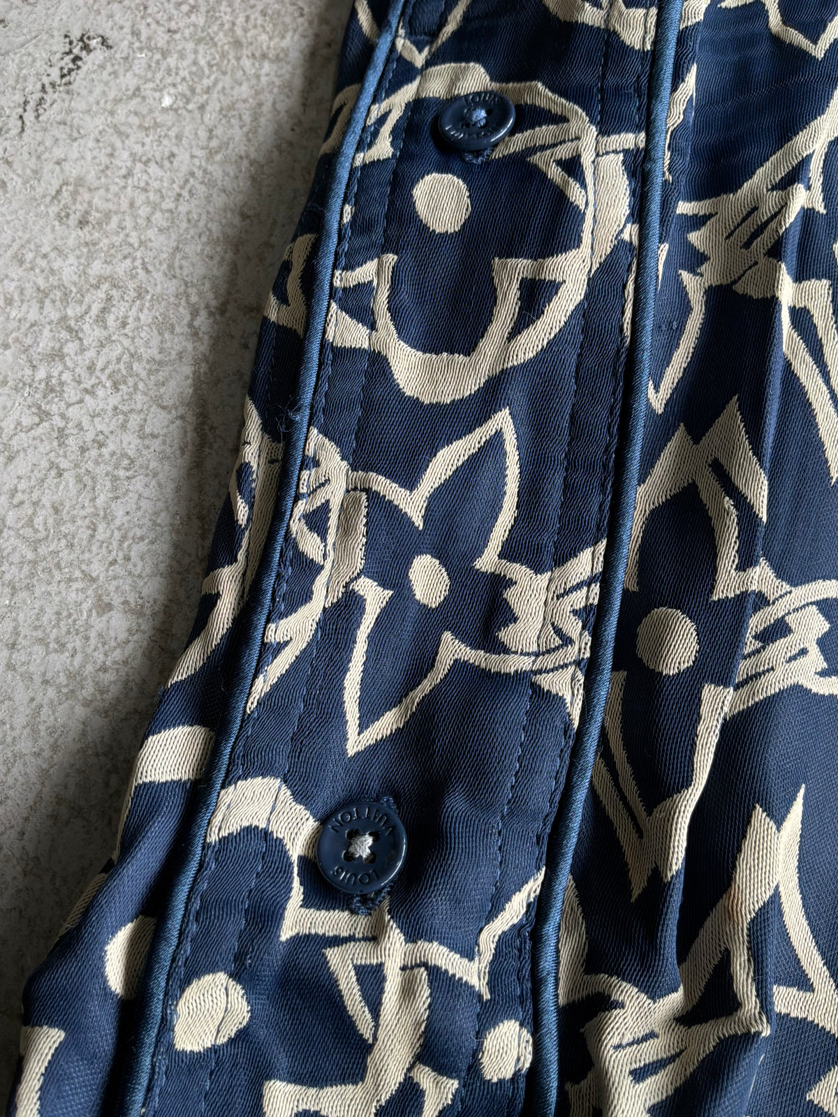 Louis Vuitton Wax Multicolor Silk Pants