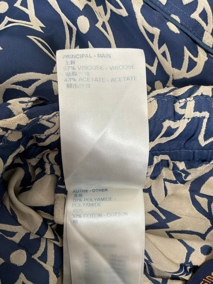 Louis Vuitton Wax Multicolor Silk Pants
