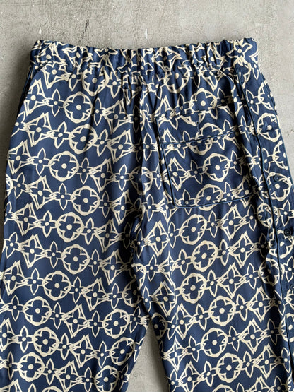 Louis Vuitton Wax Multicolor Silk Pants