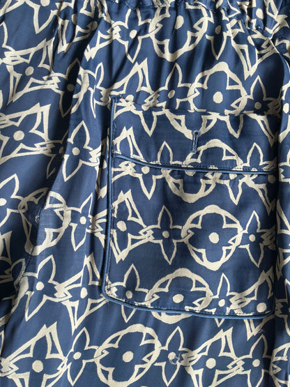 Louis Vuitton Wax Multicolor Silk Pants