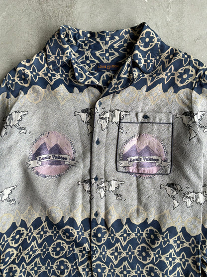 Louis Vuitton Wax Multicolor Silk Shiet