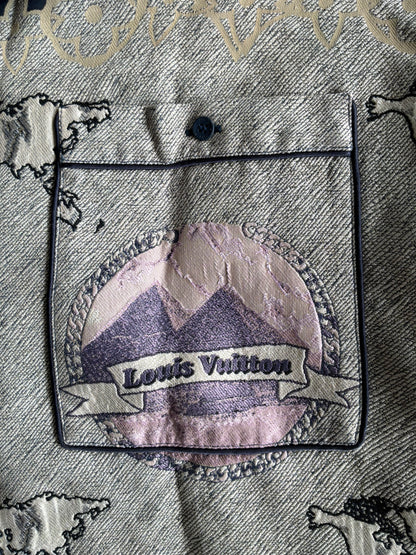 Louis Vuitton Wax Multicolor Silk Shiet