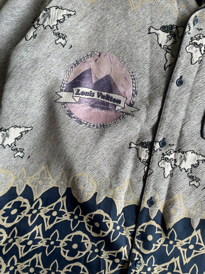 Louis Vuitton Wax Multicolor Silk Shiet