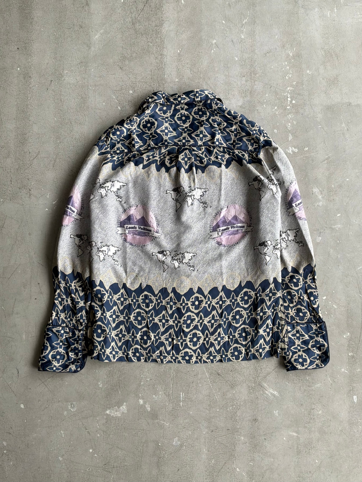 Louis Vuitton Wax Multicolor Silk Shiet