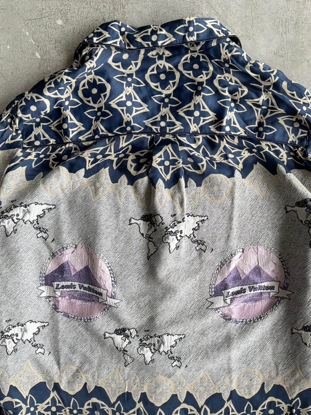Louis Vuitton Wax Multicolor Silk Shiet