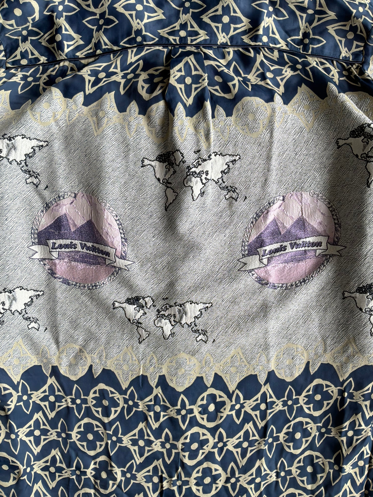 Louis Vuitton Wax Multicolor Silk Shiet