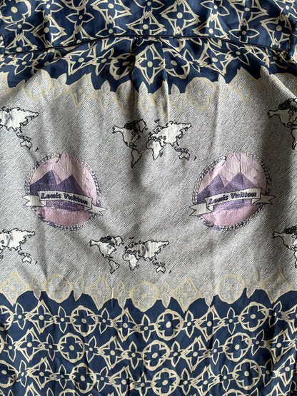 Louis Vuitton Wax Multicolor Silk Shiet