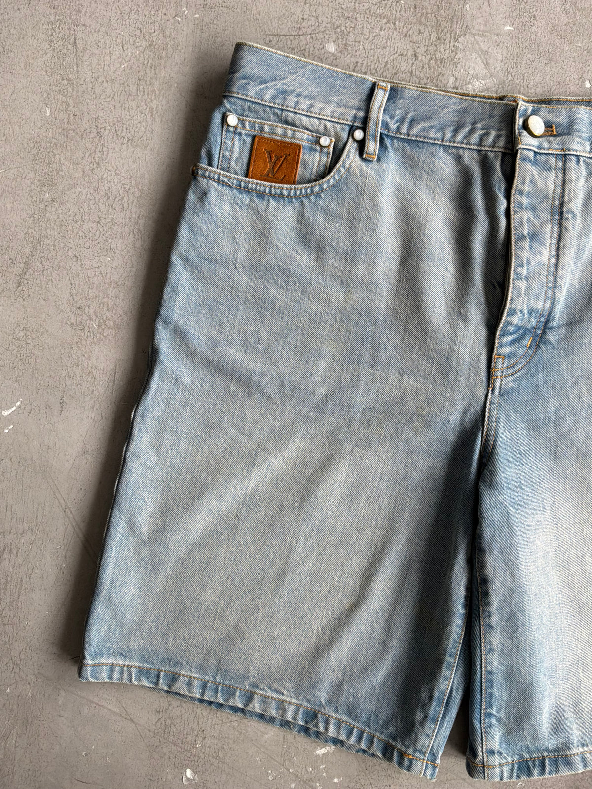 Louis Vuitton Staple Edition Denim Shorts