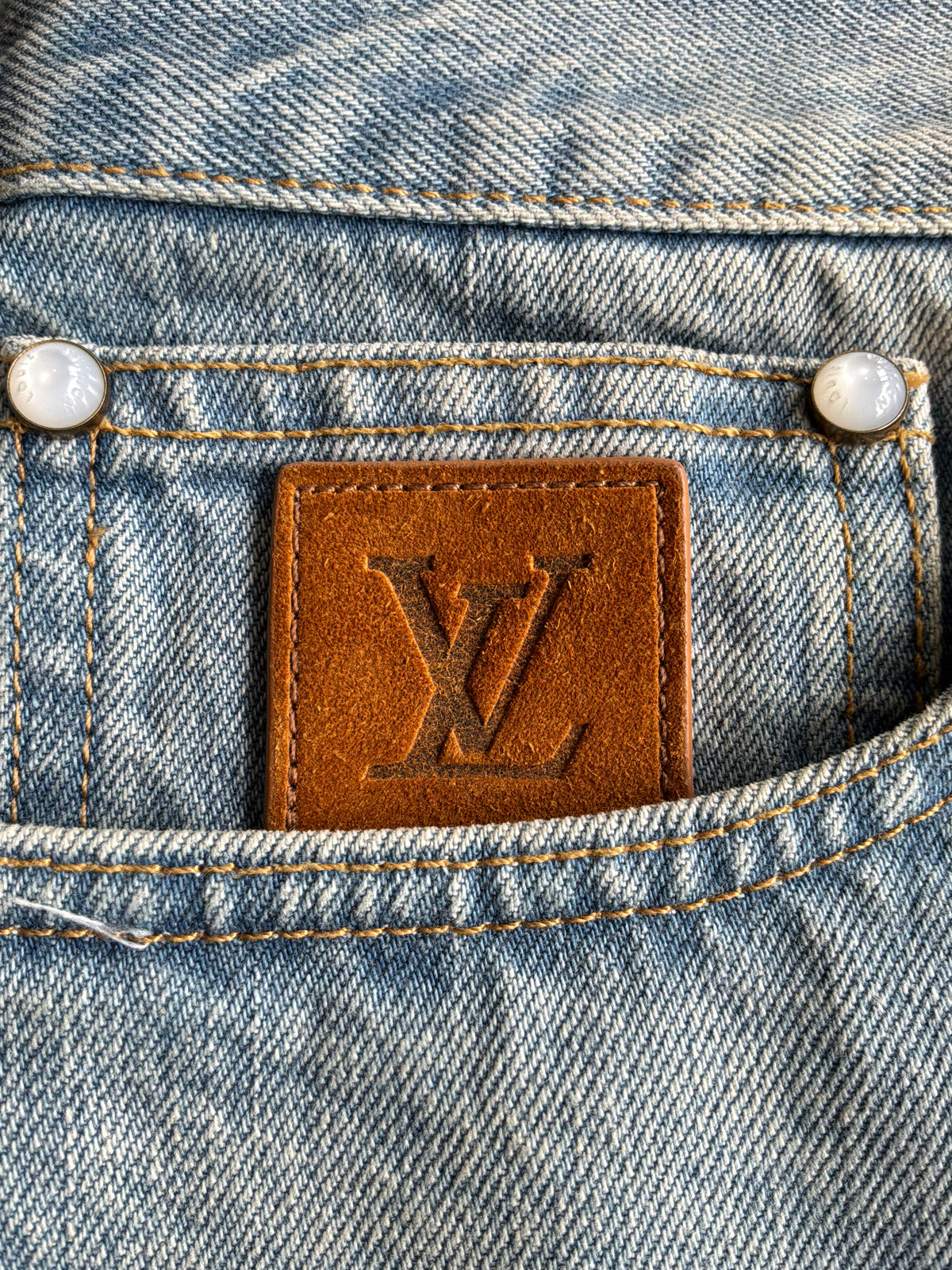 Louis Vuitton Staple Edition Denim Shorts