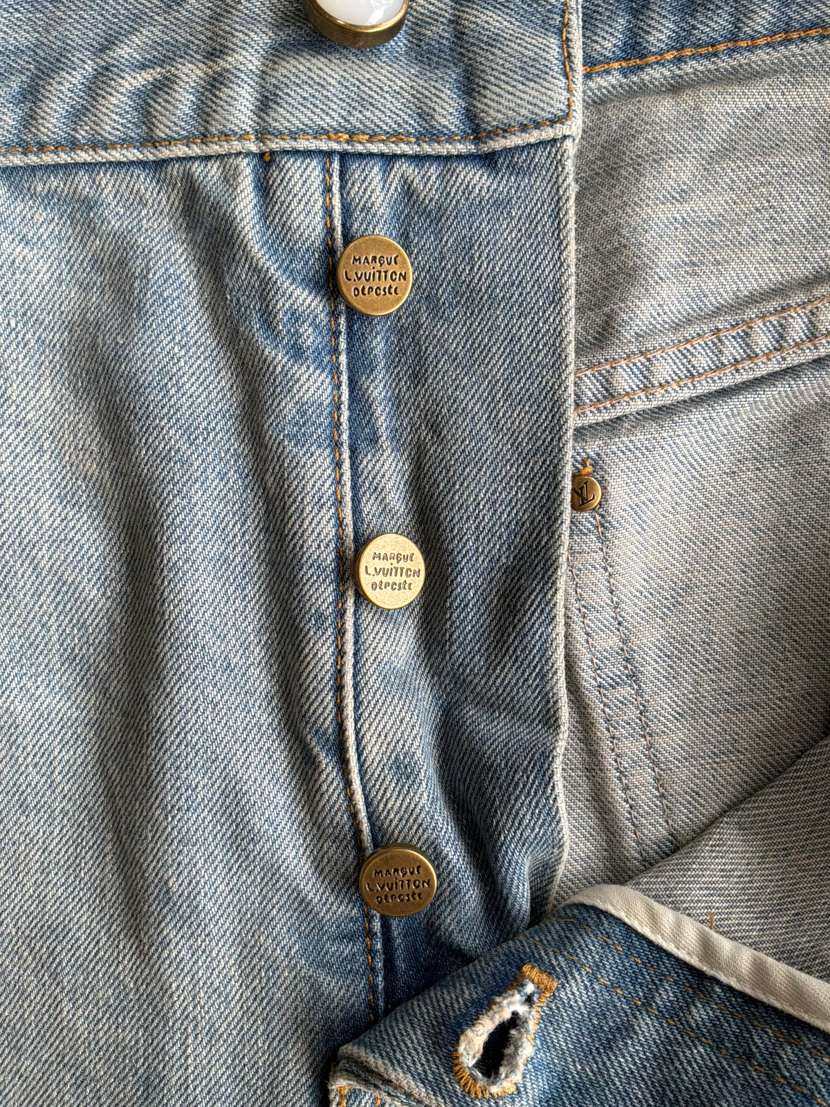 Louis Vuitton Staple Edition Denim Shorts