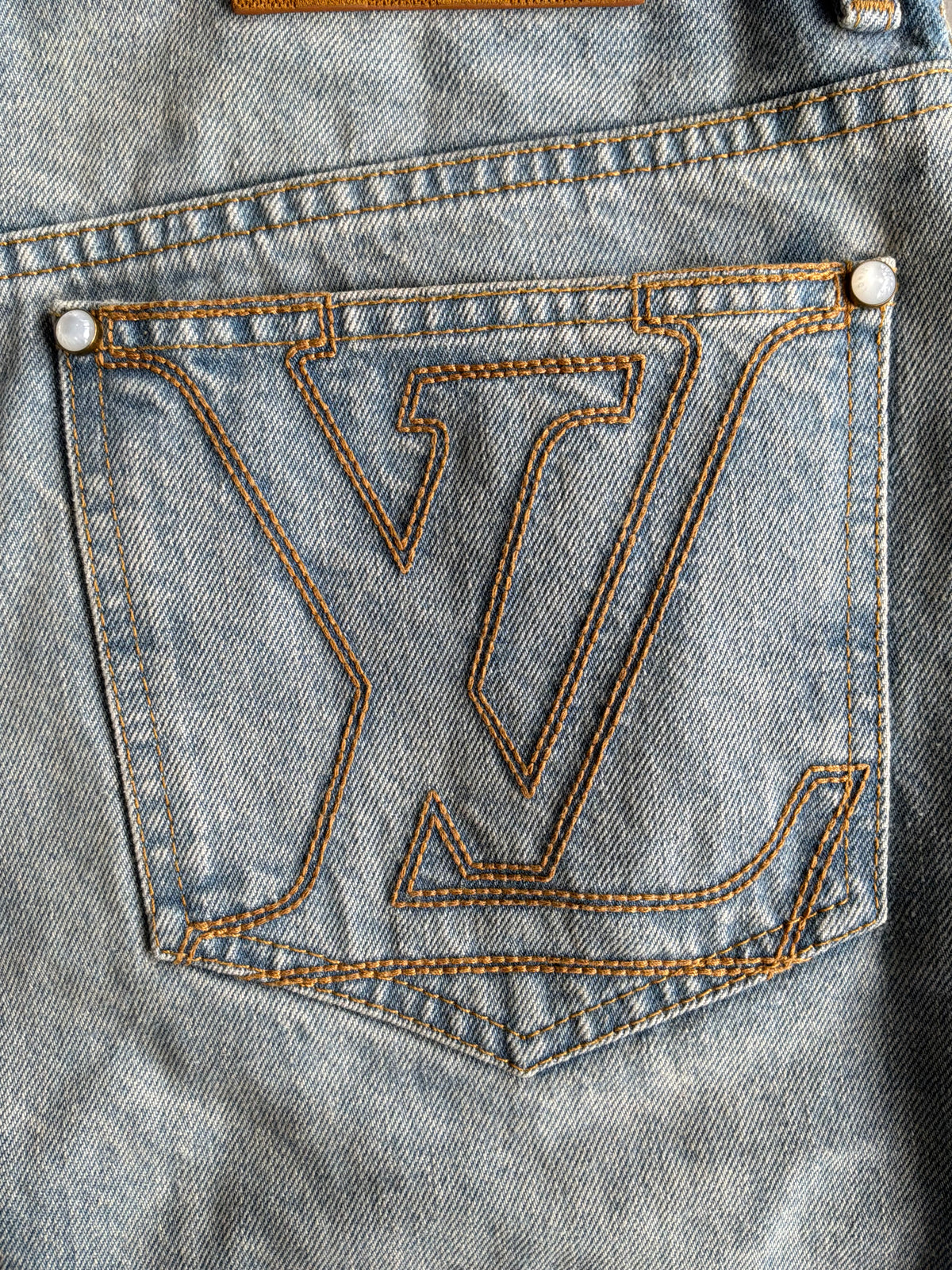 Louis Vuitton Staple Edition Denim Shorts