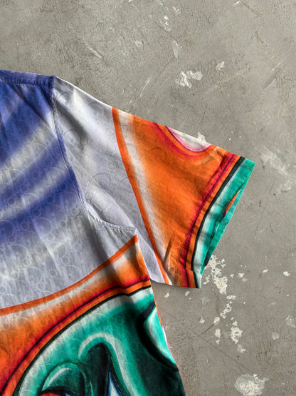 Dior X Kenny Scharf Oblique Silk Shirt