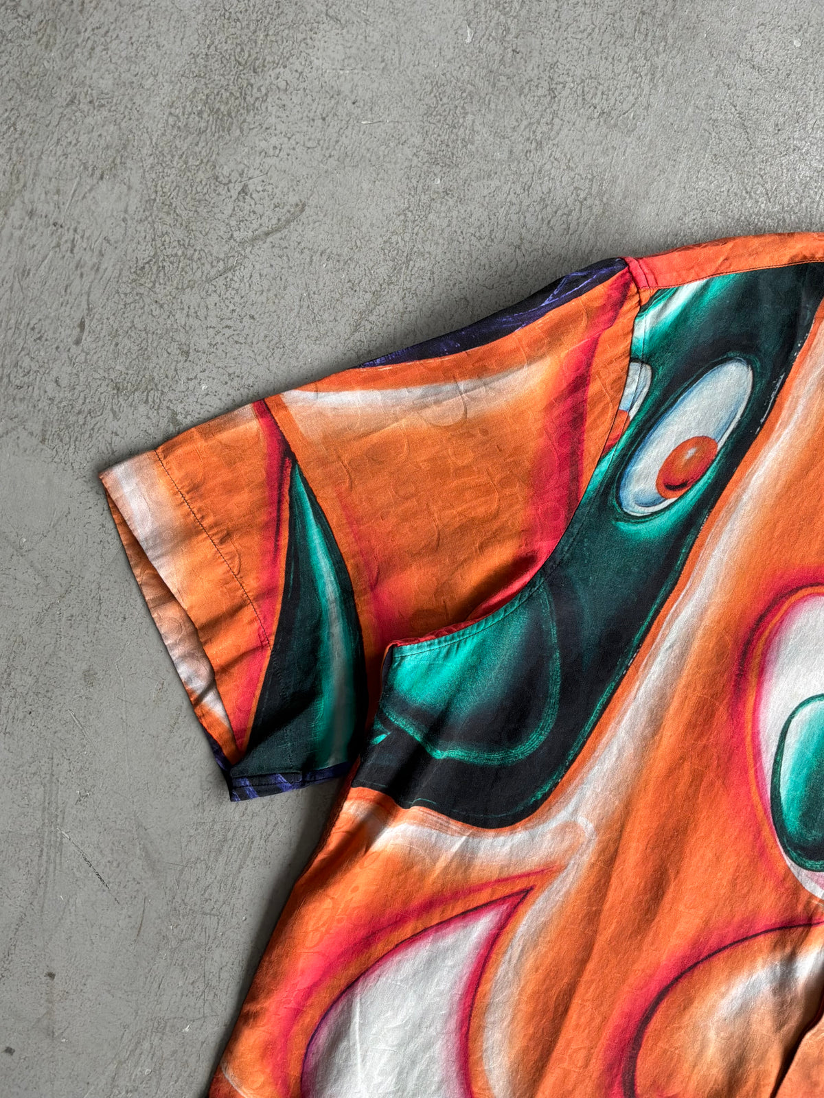 Dior X Kenny Scharf Oblique Silk Shirt