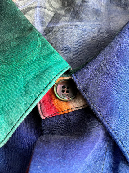 Dior X Kenny Scharf Oblique Silk Shirt